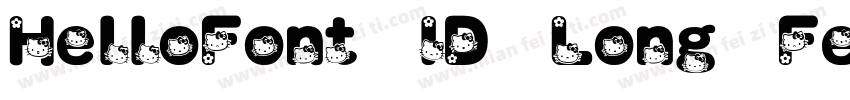 HelloFont ID Long Fei Zheng Kai字体转换